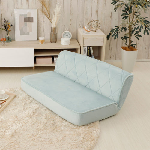 ローバックソファ 2人掛け ダイヤモンドキルトスタイル