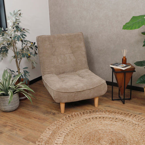 ハイバックソファ 1人掛け「LULU」ヴィンテージスタイル