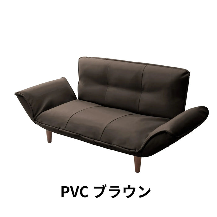 カウチソファ 2人掛け「KAN」デニム・PVC生地スタイル — 【セルタン 公式】 カウチソファ 2人掛け「KAN」デニム・PVC生地スタイル — 【セルタン 公式】