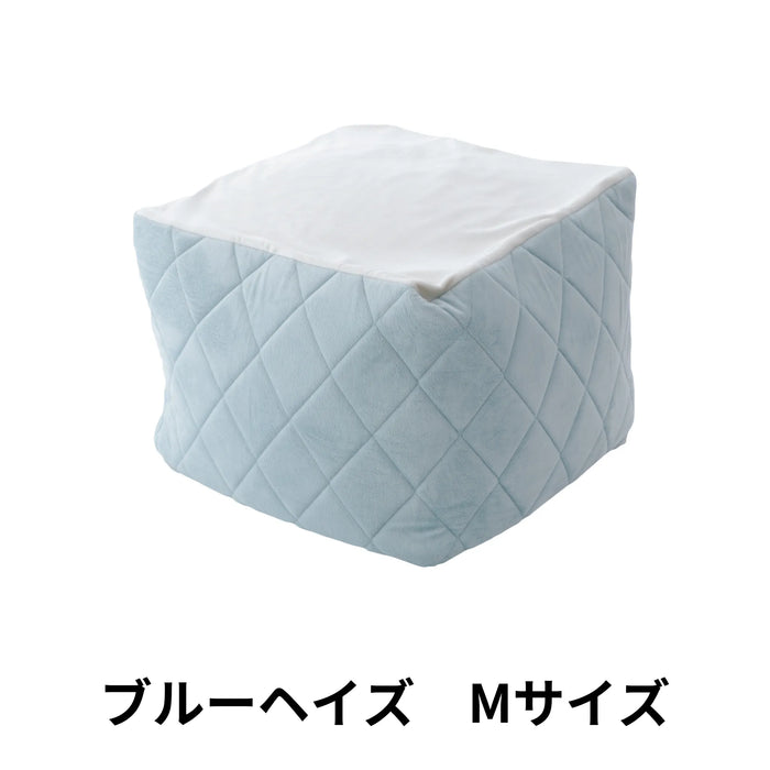 ビーズクッション「QUBE」Mサイズ ダイヤモンドキルトスタイル【当日 ビーズクッション「QUBE」Mサイズ ダイヤモンドキルトスタイル【当日