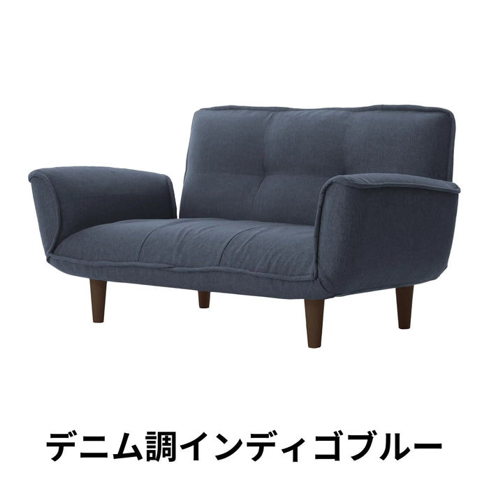 デニム調 インディゴブルー