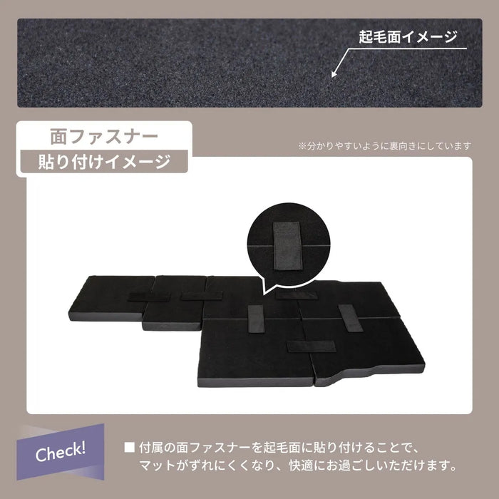 HONDA N-VAN エヌバン JJ1/JJ2専用 フラットマット 車中泊マット 【全席用】 NOMAD BASE