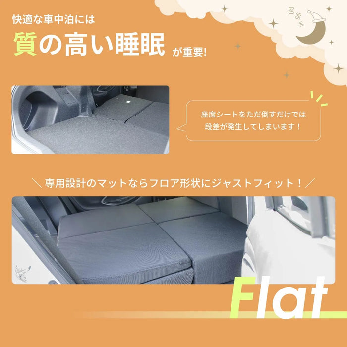 TOYOTA YARISCROSS ヤリスクロス MXPJ10/15 MXPB10/15 デッキボード上段仕様専用 フラットマット 車中泊マット 【全席用】 NOMAD BASE