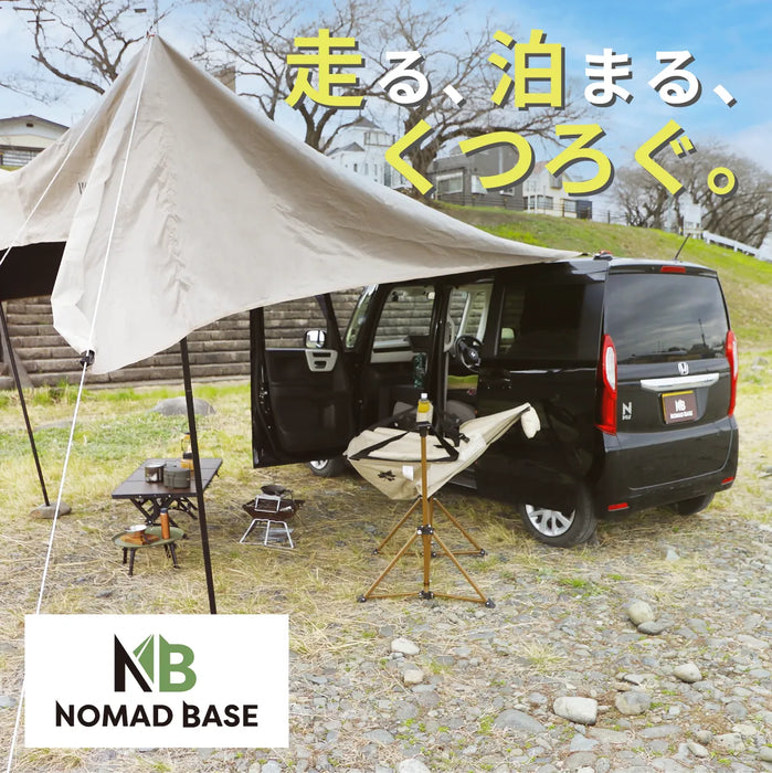 N-BOX 車中泊 フラットマット【助手席用】 JF3 JF4 ベンチシート仕様 ホンダ NOMAD BASE