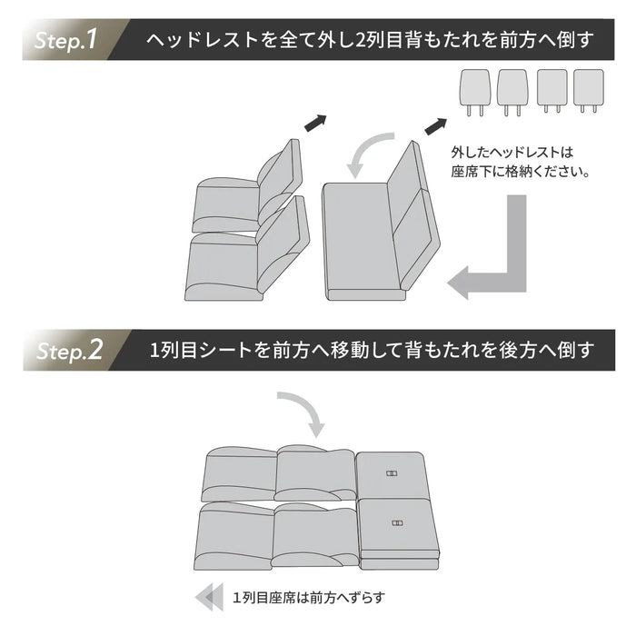 スズキジムニーJB64W/ジムニーシエラJB74W専用 全席フラットマット 車中泊マット