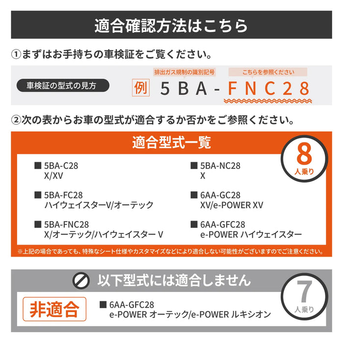 セレナ 日産 C28専用 車中泊フラットマットレス【8人乗り】 NOMAD BASE