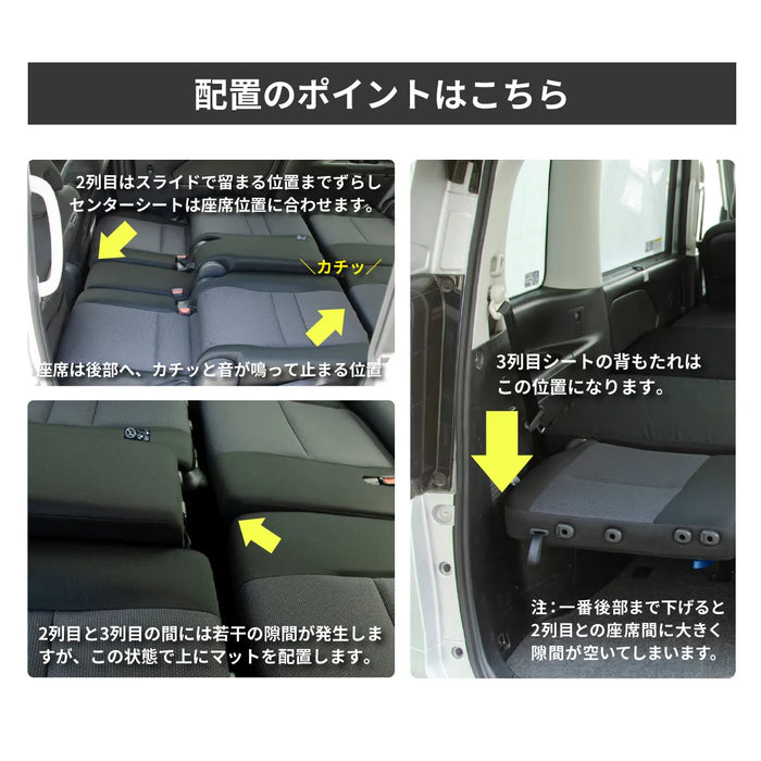 セレナ 日産 C27専用 車中泊フラットマットレス【8人乗り】 NOMAD BASE