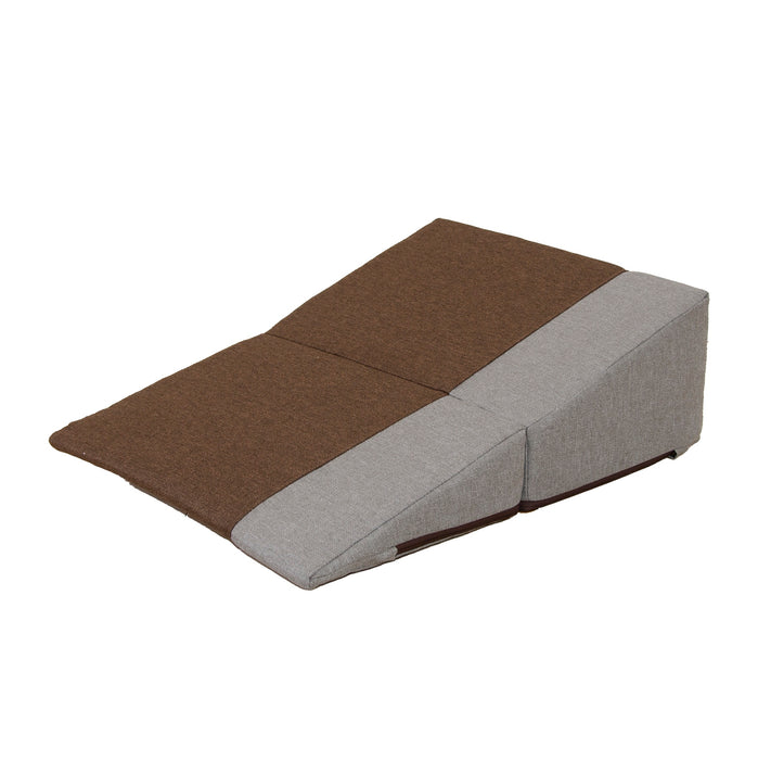 グレー×ブラウン