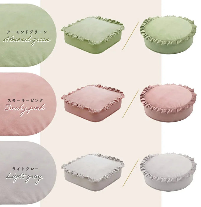 低反発クッション「Sweets」ベロア カバーリングタイプ