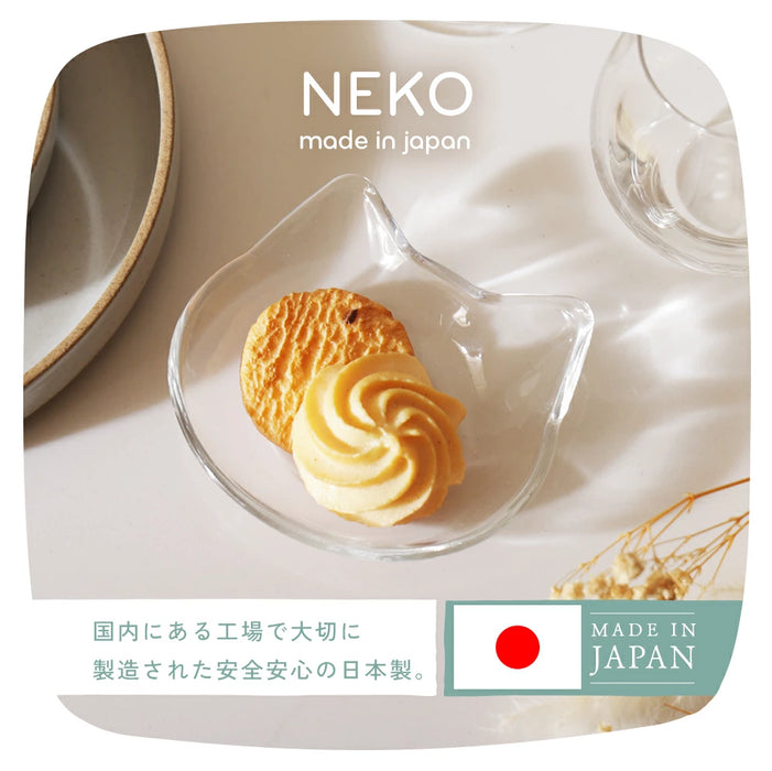 coconeco猫型豆皿 クリア