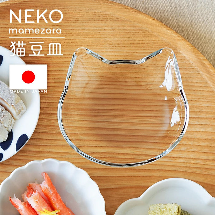 coconeco猫型豆皿 クリア