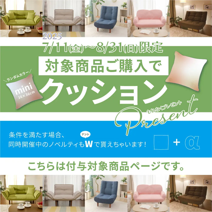 カウチソファ 2人掛け「KAN」