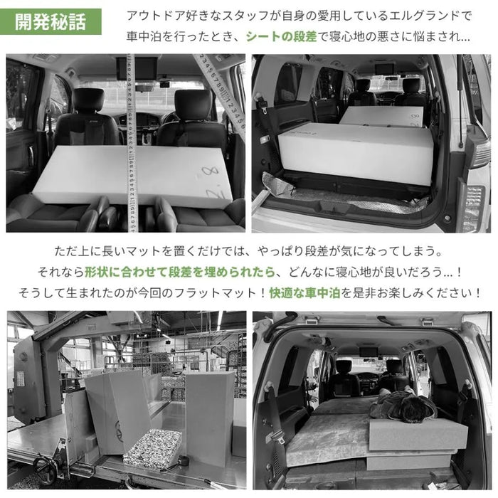 エルグランド 日産 E52型専用車中泊フラットマットレス 【遮光カーテン エルグランド 日産 E52型専用車中泊フラットマットレス 【遮光カーテン
