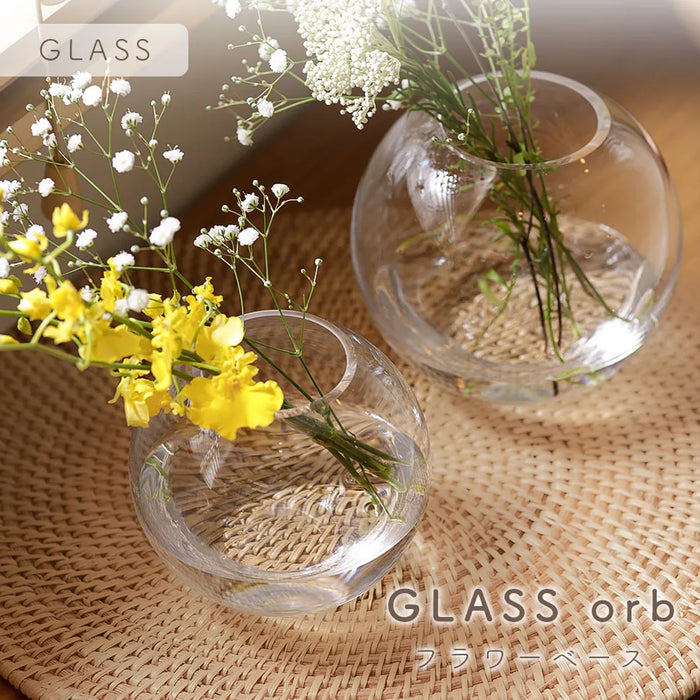 花瓶 GLASS orb フラワーベース【当日発送】