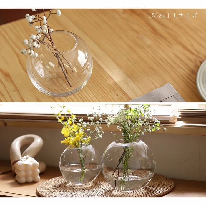 花瓶 GLASS orb フラワーベース【当日発送】