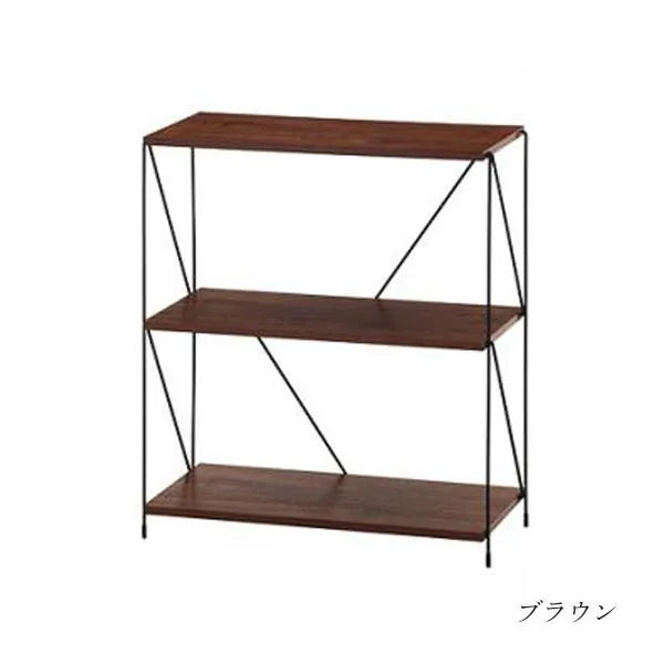 幅60cm / 3段 ブラウン