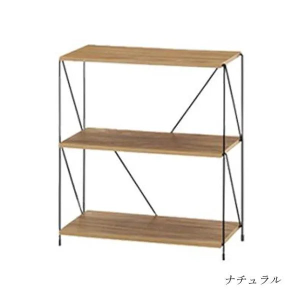 幅60cm / 3段 ナチュラル