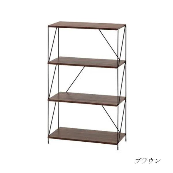 幅60cm / 4段 ブラウン