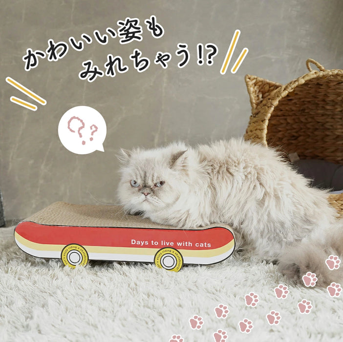 猫用 スケボー型爪とぎ