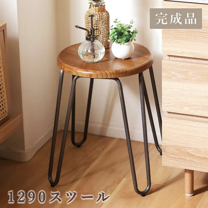 無垢材 カウンタースツール
