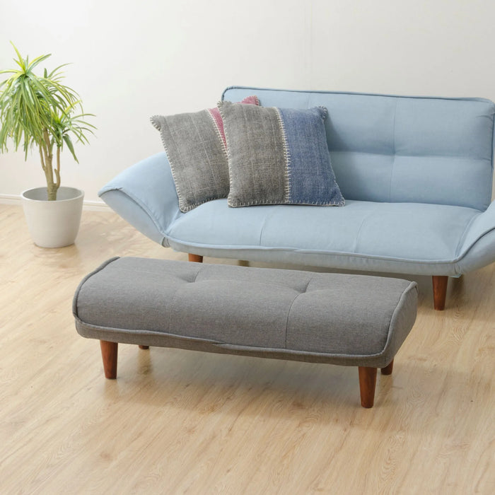 2人掛けソファベンチ スモークブルー オットマン 2人掛けソファベンチ 2人掛けソファベンチ スモークブルー オットマン 2人掛けソファベンチ