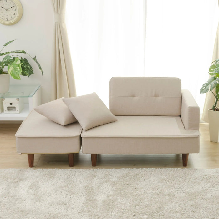 コンパクトカウチソファ 2人掛け「NAP」左肘タイプ 【当日発送 コンパクトカウチソファ 2人掛け「NAP」左肘タイプ 【当日発送